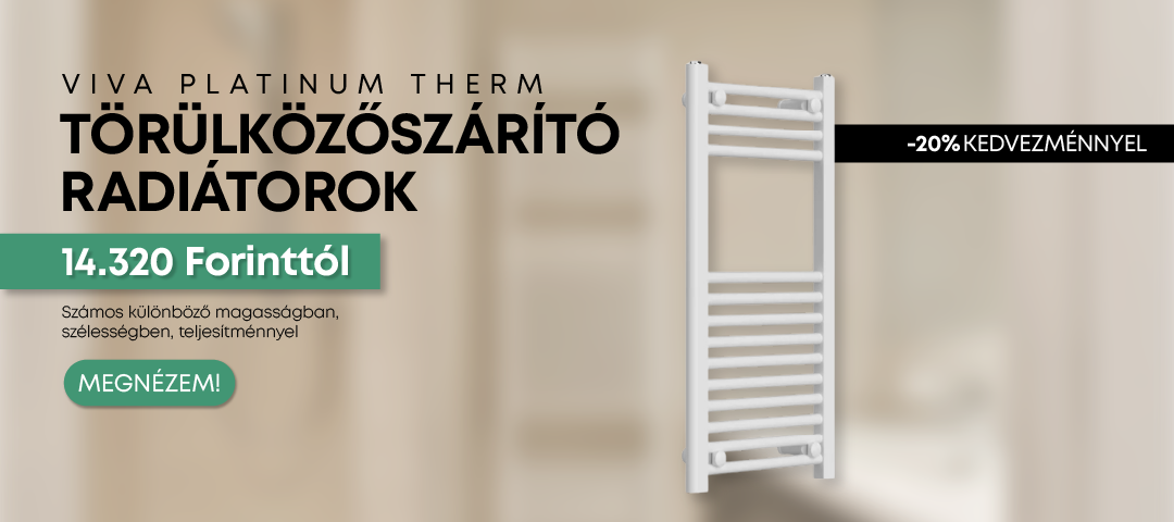 VIva Törölközőszárító radiátorok