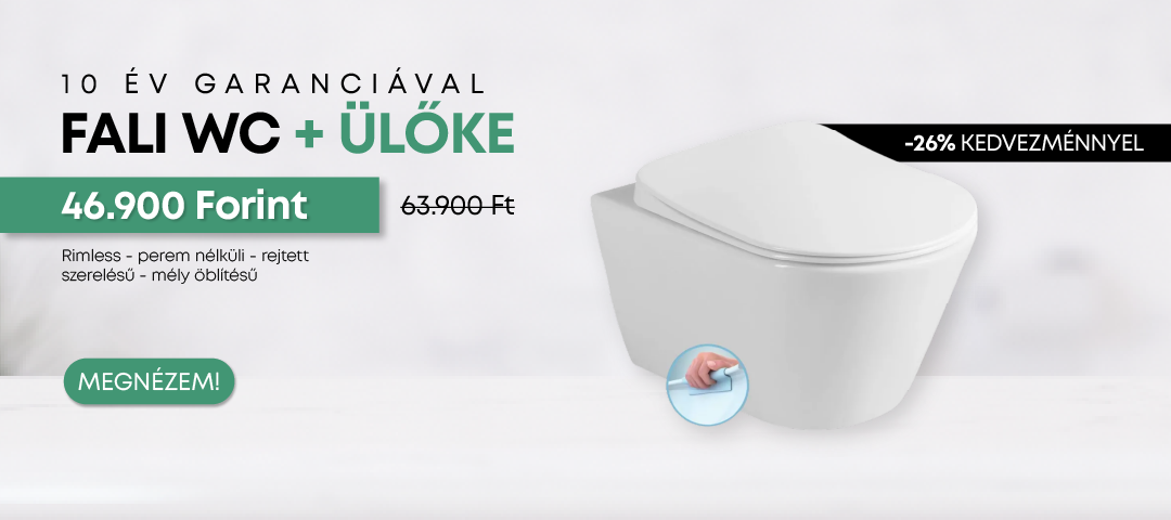 Sanovit SLIM AVVA fali WC  akció