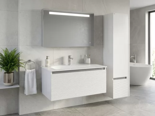 TMP TROYA fali fürdőszobai ÁLLÓSZEKRÉNY - 155 x 35 cm
