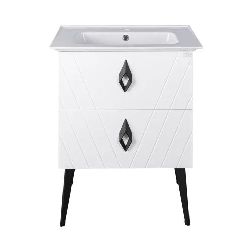 TMP KEOPS álló fürdőszobabútor - CeraStyle BLUE 70 - 42200 mosdóval - 70 x 47 cm