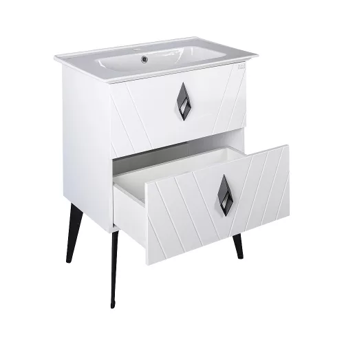 TMP KEOPS álló fürdőszobabútor - CeraStyle BLUE 70 - 42200 mosdóval - 70 x 47 cm