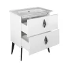 TMP KEOPS álló fürdőszobabútor - CeraStyle BLUE 70 - 42200 mosdóval - 70 x 47 cm