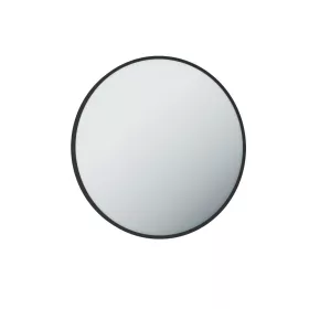   TMP IRON fürdőszobai tükör - FEKETE keret - kerek - 60 cm