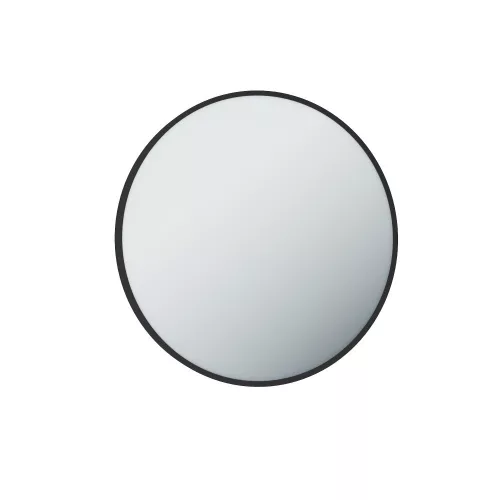 TMP IRON fürdőszobai tükör - FEKETE keret - kerek - 60 cm