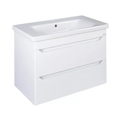TMP SHARP 65 fali fürdőszobabútor - Sanovit SOFT - 13065 mosdóval - 65 x 45,5 cm
