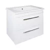 TMP VIVA 55 fali fürdőszobabútor - Sanovit ATRIA 9055 porcelán mosdóval - 55x45,5 cm
