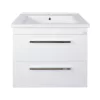 TMP VIVA 75 fali függesztett fürdőszobabútor - Sanovit ATRIA 9075 porcelán mosdóval - 75 x 45,5 cm