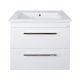 TMP VIVA 75 fali függesztett fürdőszobabútor - Sanovit ATRIA 9075 porcelán mosdóval - 75 x 45,5 cm
