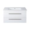TMP VIVA 100 fali fürdőszobabútor - Sanovit SOFT 13100 porcelán mosdóval - 100 x 45,5 cm