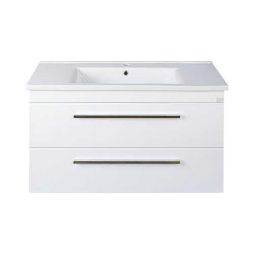 TMP VIVA 100 fali fürdőszobabútor - Sanovit SOFT 13100 porcelán mosdóval - 100 x 45,5 cm