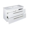 TMP VIVA 100 fali fürdőszobabútor - Sanovit SOFT 13100 porcelán mosdóval - 100 x 45,5 cm