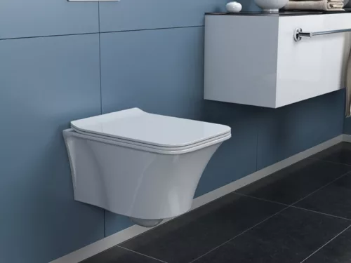 CeraStyle IBIZA fali WC - BEÉPÍTETT bidé funkcióval - rimless - perem nélküli