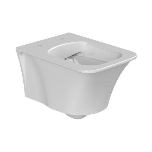 CeraStyle IBIZA porcelán fali WC - szögletes - perem nélküli - mély öblítés