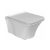 CeraStyle IBIZA porcelán fali WC - szögletes - perem nélküli - mély öblítés