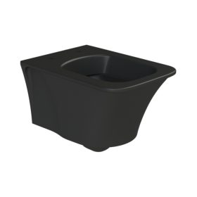   CeraStyle IBIZA fali WC - MATT FEKETE - rimless - perem nélküli