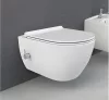 CeraStyle CITY fali WC - BEÉPÍTETT bidé funkcióval - rimless - perem nélküli - 53 cm
