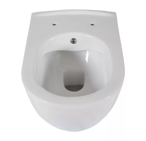 CeraStyle CITY fali WC - BEÉPÍTETT bidé funkcióval - rimless - perem nélküli - 53 cm