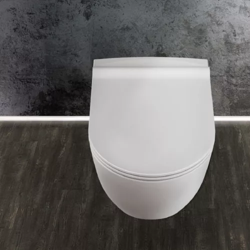 CeraStyle CITY fali WC - perem nélküli - rimless - rejtett rögzítésű - 53 cm