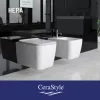 CeraStyle HERA fali WC - rimless - perem nélküli - rejtett rögzítésű - 52 cm