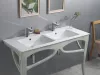 CeraStyle IBIZA - porcelán mosdókagyló - DUPLA - 121 x 51 cm