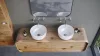 CeraStyle ONE - PULTRA ültethető - Top Counter - porcelán mosdó - O - Ø 46 cm