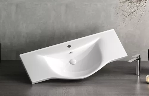 Sanovit ALBATROS - porcelán mosdókagyló - 54,5 x 45 cm