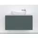 Piramida EURIDIKA fali fürdőszobabútor - mosdópult mosdó nélkül -3 ajtós - PINO ZÖLD - 100 x 48 x 53 cm