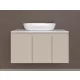 Piramida EURIDIKA fali fürdőszobabútor - mosdópult mosdó nélkül -3 ajtós - PINO BÉZS - 100 x 48 x 53 cm