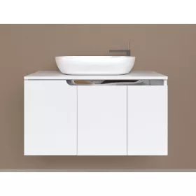   Piramida EURIDIKA fali fürdőszobabútor - mosdópult mosdó nélkül - 3 ajtós - 100 x 48 x 53 cm