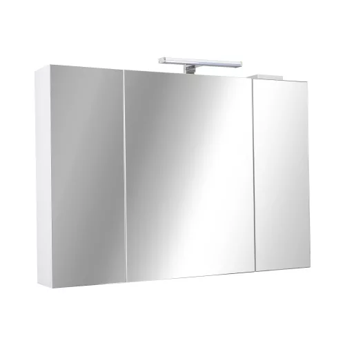 Piramida AKVA Tükrös fürdőszobai szekrény - LED világítással - 100 x 69 x15cm