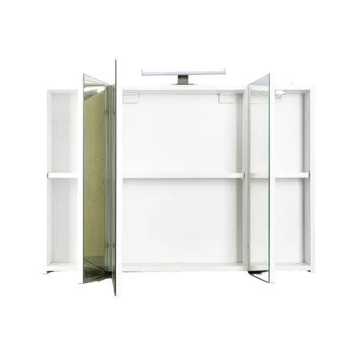 Piramida AKVA Tükrös fürdőszobai szekrény - LED világítással - 100 x 69 x15cm