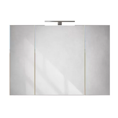 Piramida AKVA Tükrös fürdőszobai szekrény - LED világítással - 100 x 69 x15cm