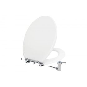   CR BIDÉS WC ülőke - hideg / melegvizes csapteleppel - Duroplast - 44 x 37 cm