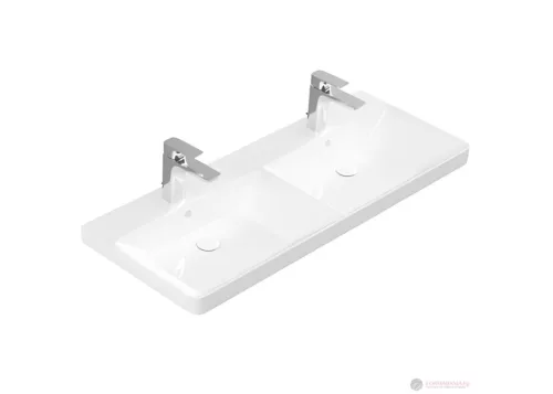 Sanovit LUXURY - porcelán mosdókagyló - dupla - 120 x 46 cm