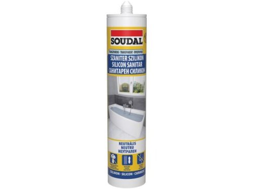 SOUDAL Szaniter szilikon NEUTRÁLIS - FEHÉR - Akrylokra semleges/Fungicid - 280ml