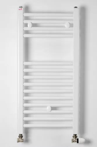 Törölközőszárító radiátor - Viva Platinum Therm - EGYENES - fehér - 400 x 800 mm