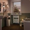 Viva Platinum Therm törölközőszárító radiátor - egyenes - fehér - 400 x 800 mm