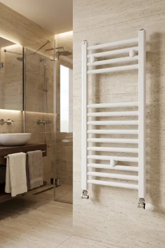 Viva Platinum Therm törölközőszárító radiátor - EGYENES - fehér - 400 x 800 mm