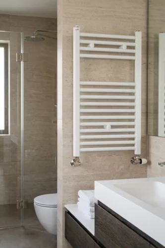 Viva Platinum Therm törölközőszárító radiátor - EGYENES - fehér - 500 x 800 mm