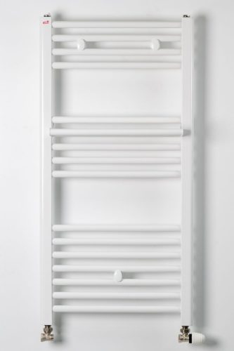 Törölközőszárító radiátor - Viva Platinum Therm - EGYENES - fehér - 600 x 1000 mm