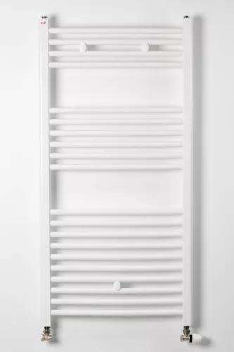 Törölközőszárító radiátor - Viva Platinum Therm - EGYENES - fehér - 600 x 1200 mm