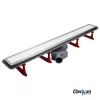 Pestan zuhanyfolyóka Confluo Premium Line fehér üveg 85 cm