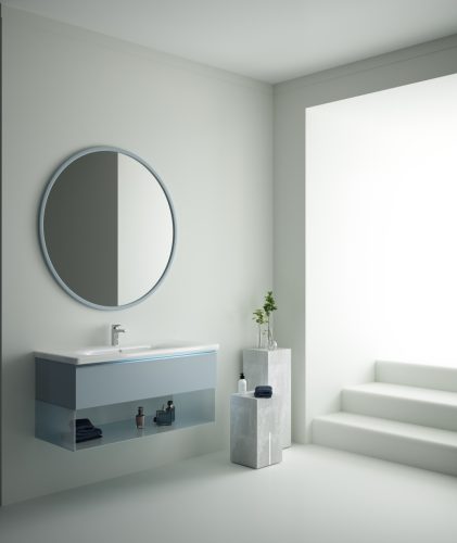 Sanovit SOFT - porcelán mosdókagyló - 100 x 45,5 cm