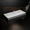Sanovit STANCE - porcelán mosdókagyló - 98 x 45,5 cm
