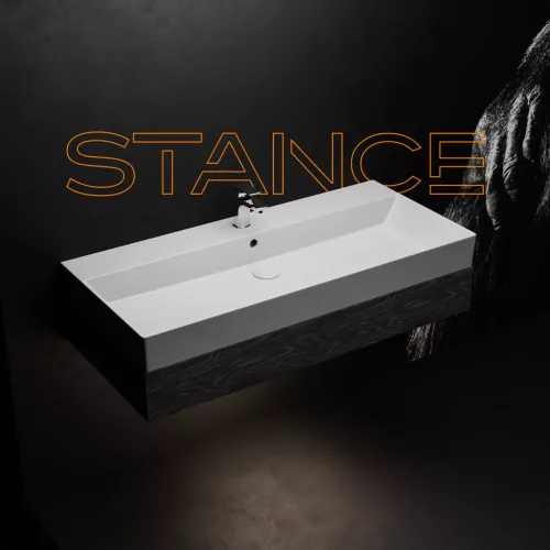 Sanovit STANCE - porcelán mosdókagyló - 98 x 45,5 cm
