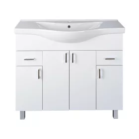   VivaStyle EKONOMIK 100 lábon álló fürdőszobabútor Sanovit ALBATROS 10100 mosdókagyló 99,5x46,5cm