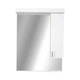   Viva STYLE Tükrös fürdőszobai szekrény LED világítással - JOBBOS szekrénnyel - 55 x 97 x 15 cm