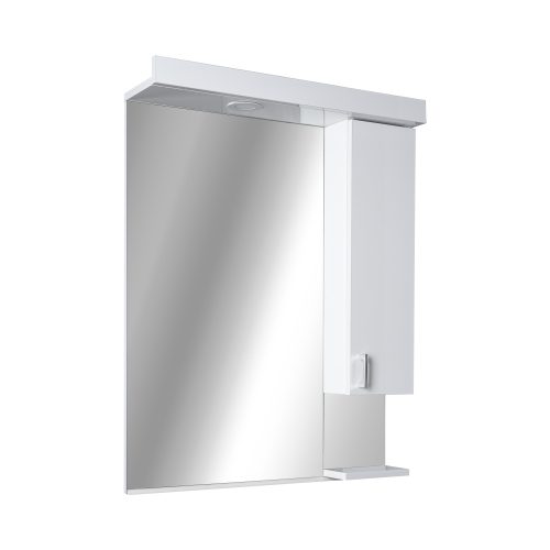 Viva STYLE Tükrös fürdőszobai szekrény LED világítással - JOBBOS szekrénnyel - 55 x 97 x 17 cm