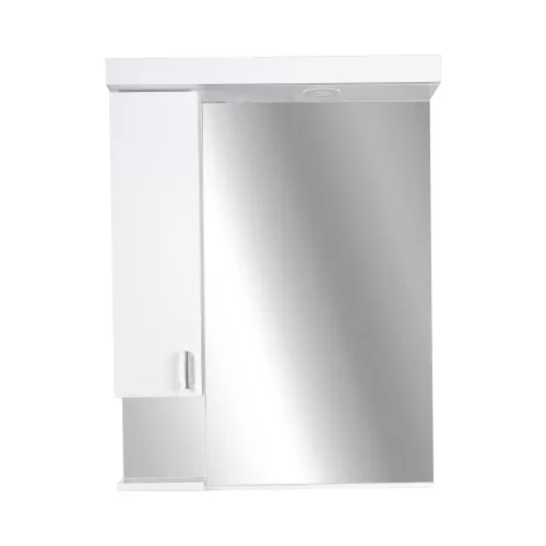 Viva STYLE Tükrös fürdőszobai szekrény LED világítással - BALOS szekrénnyel - 65 x 97 x 15 cm