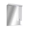 Viva STYLE Tükrös fürdőszobai szekrény LED világítással - JOBBOS szekrénnyel - 75 x 97 x 15 cm